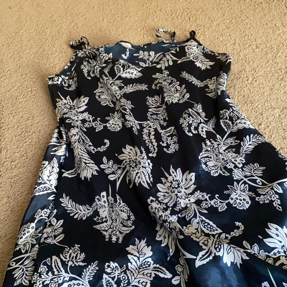 Blue and white matching set